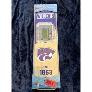 You The Fan Kansas Stare Wildcats 3D Stadium Wall Art
